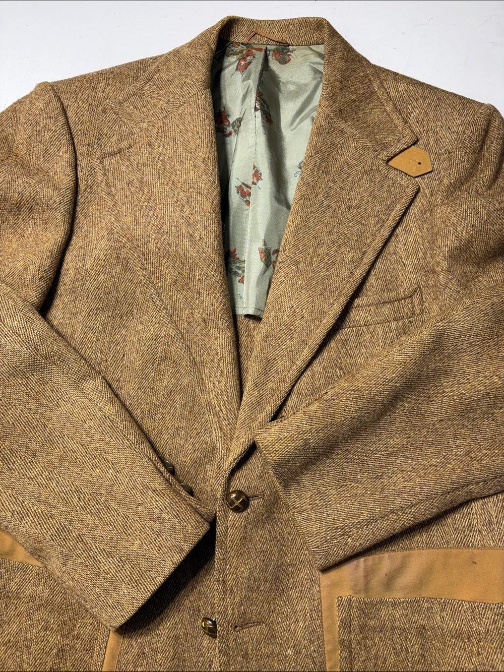 Vintage Wool Tweed Sport Coat